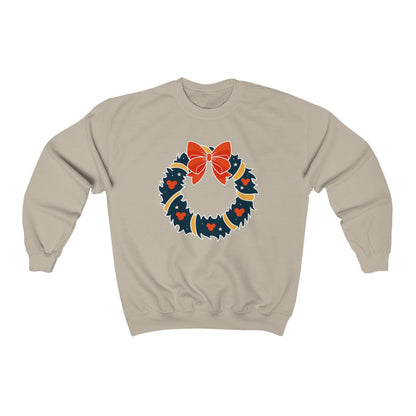 Magical Mouse Christmas Wreath Crewneck Sweatshirt 