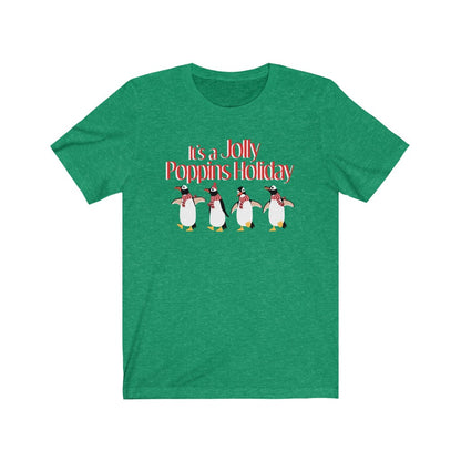 It's a Jolly Poppins Holiday Christmas Short Sleeve Shirt - The Bold Designer