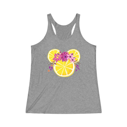 Lemonade Mouse Flower and Garden Festival Tri-Blend Racerback Tank 