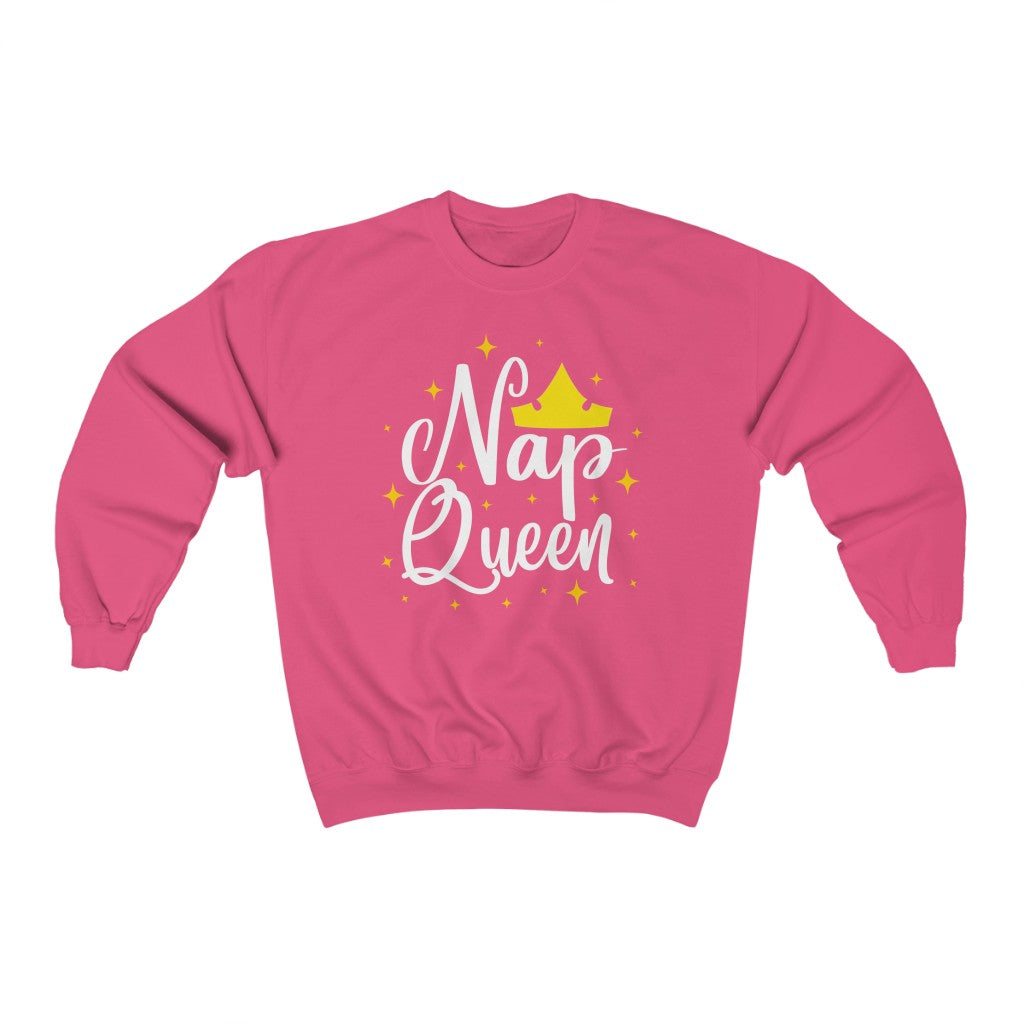 Nap Queen Aurora Princess Crewneck Sweatshirt - The Bold Designer