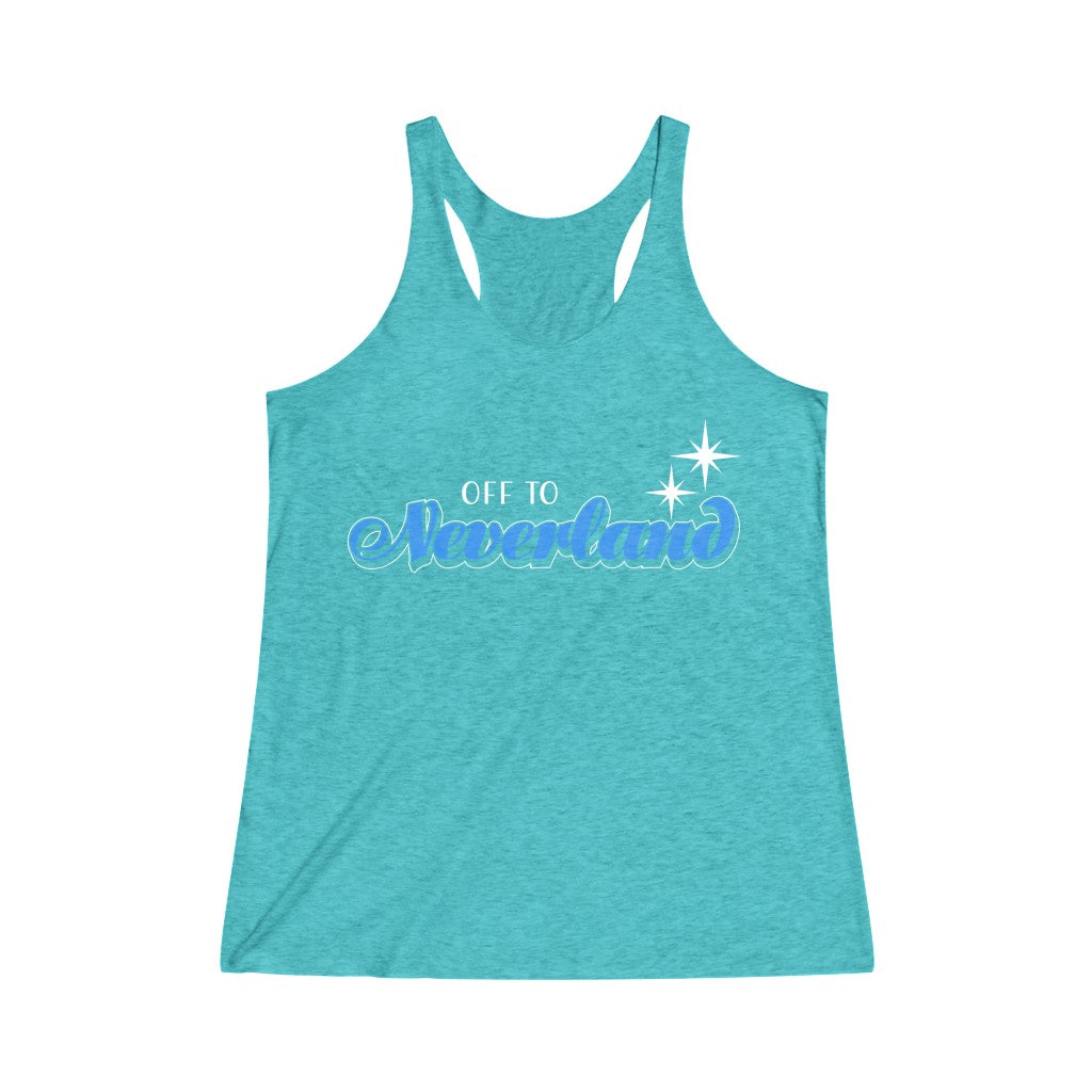Off to Neverland Racerback Tank Top - The Bold Designer