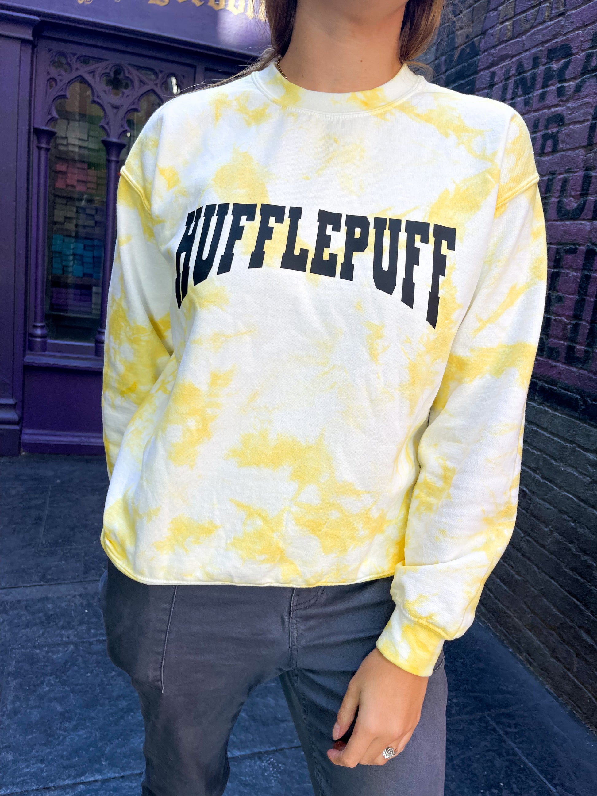 Hogwarts Houses Tie Dye Heavy Blend Crewneck Sweatshirt - The Bold Designer