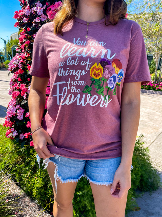 You can learn a lot of things from the Flowers Alice in Wonderland Shirt