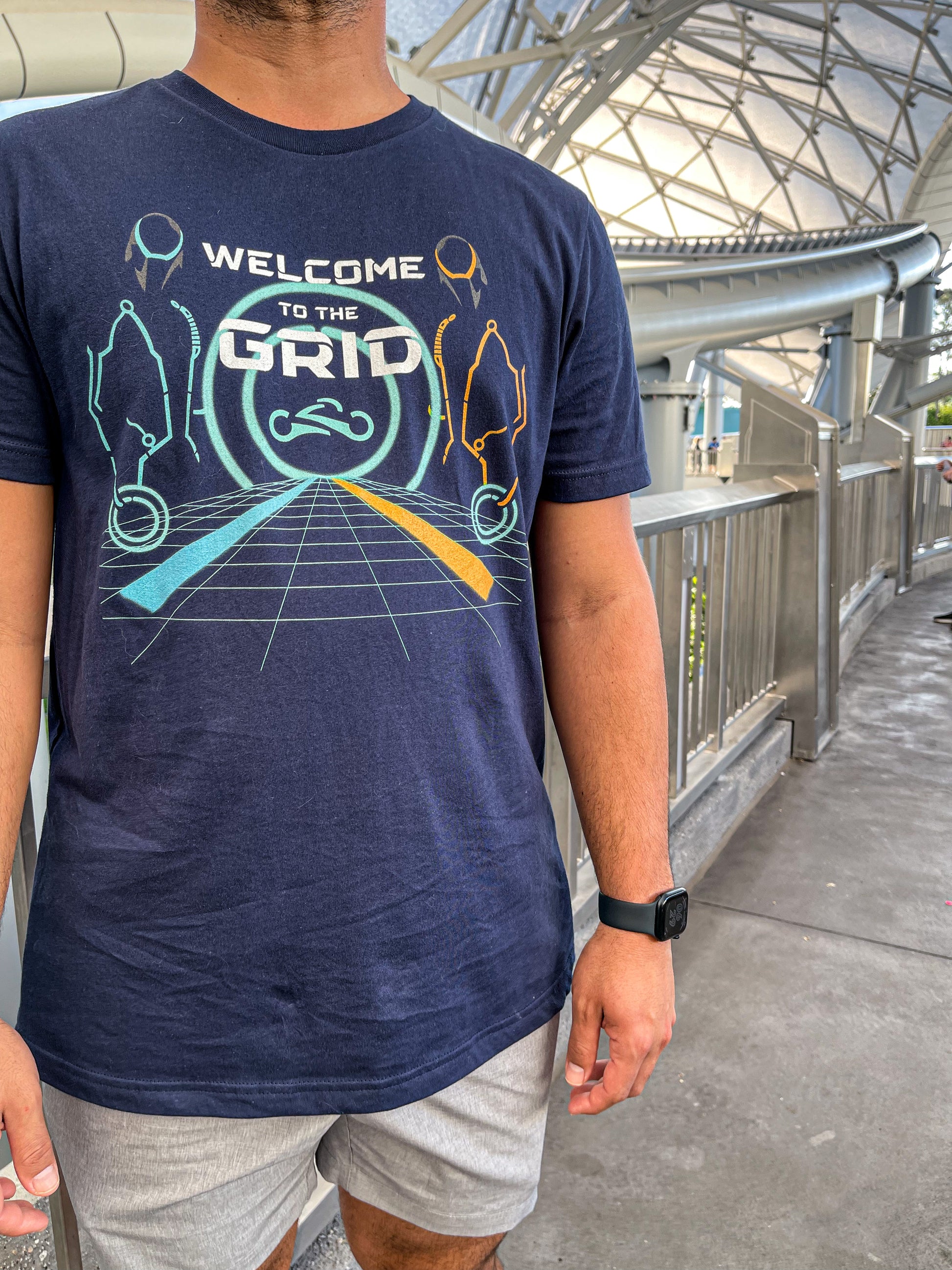 Welcome to the Grid Tron Lightcycle Run Ride Magic Kingdom Shirt - The Bold Designer