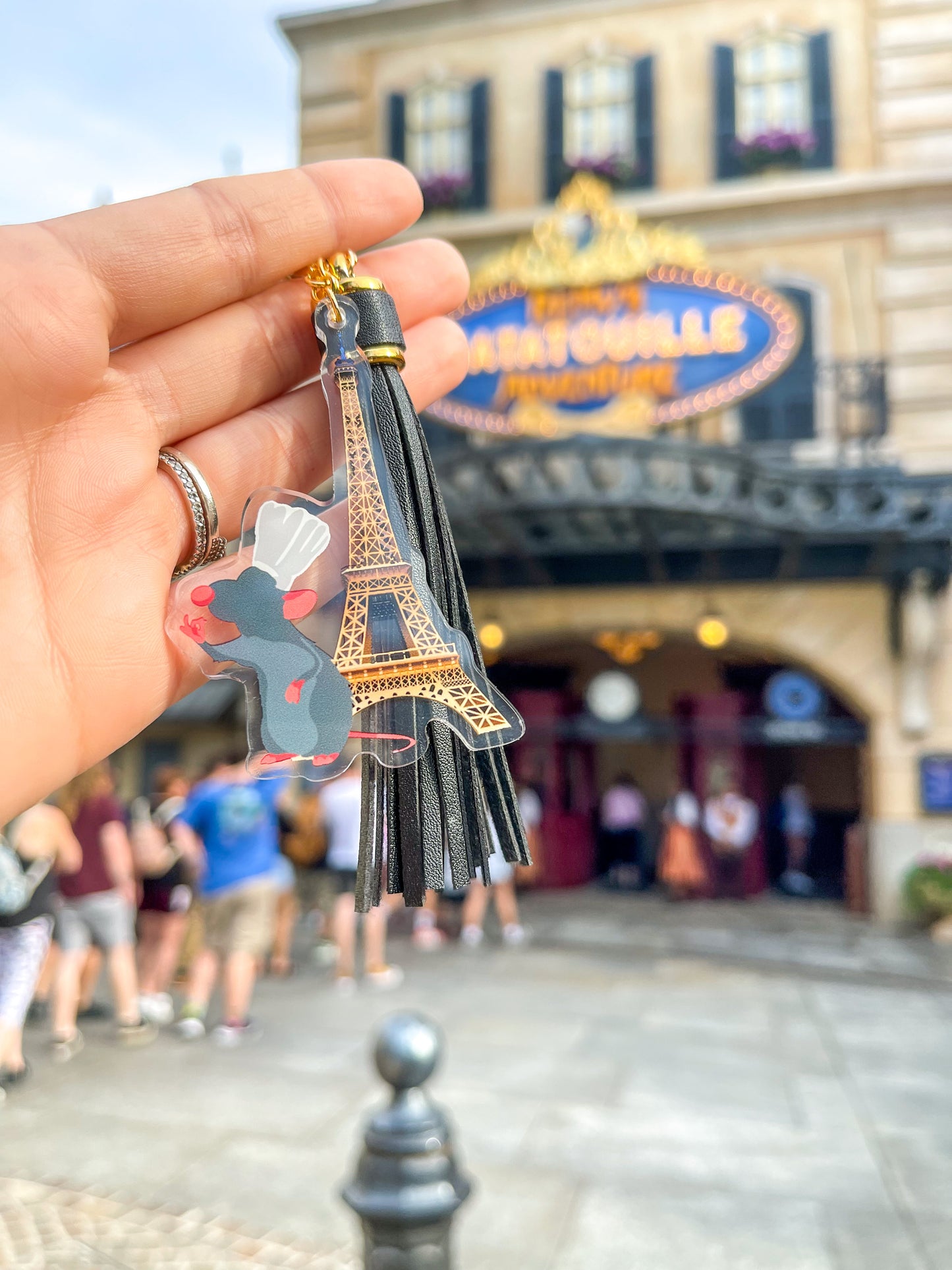 Remy in Paris Ratatouille Acrylic Keychain