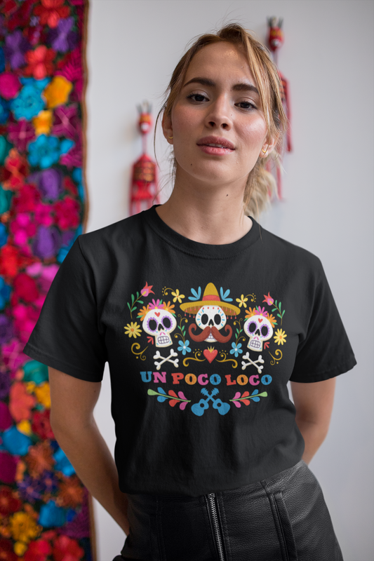 Un Poco Loco Coco  Women Shirt - The Bold Designer