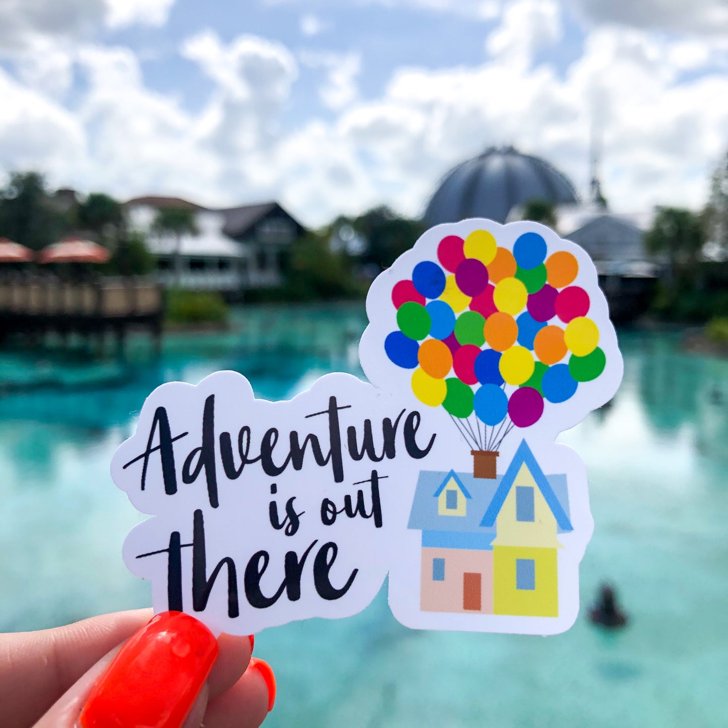 Adventure is out there Die-Cut Sticker