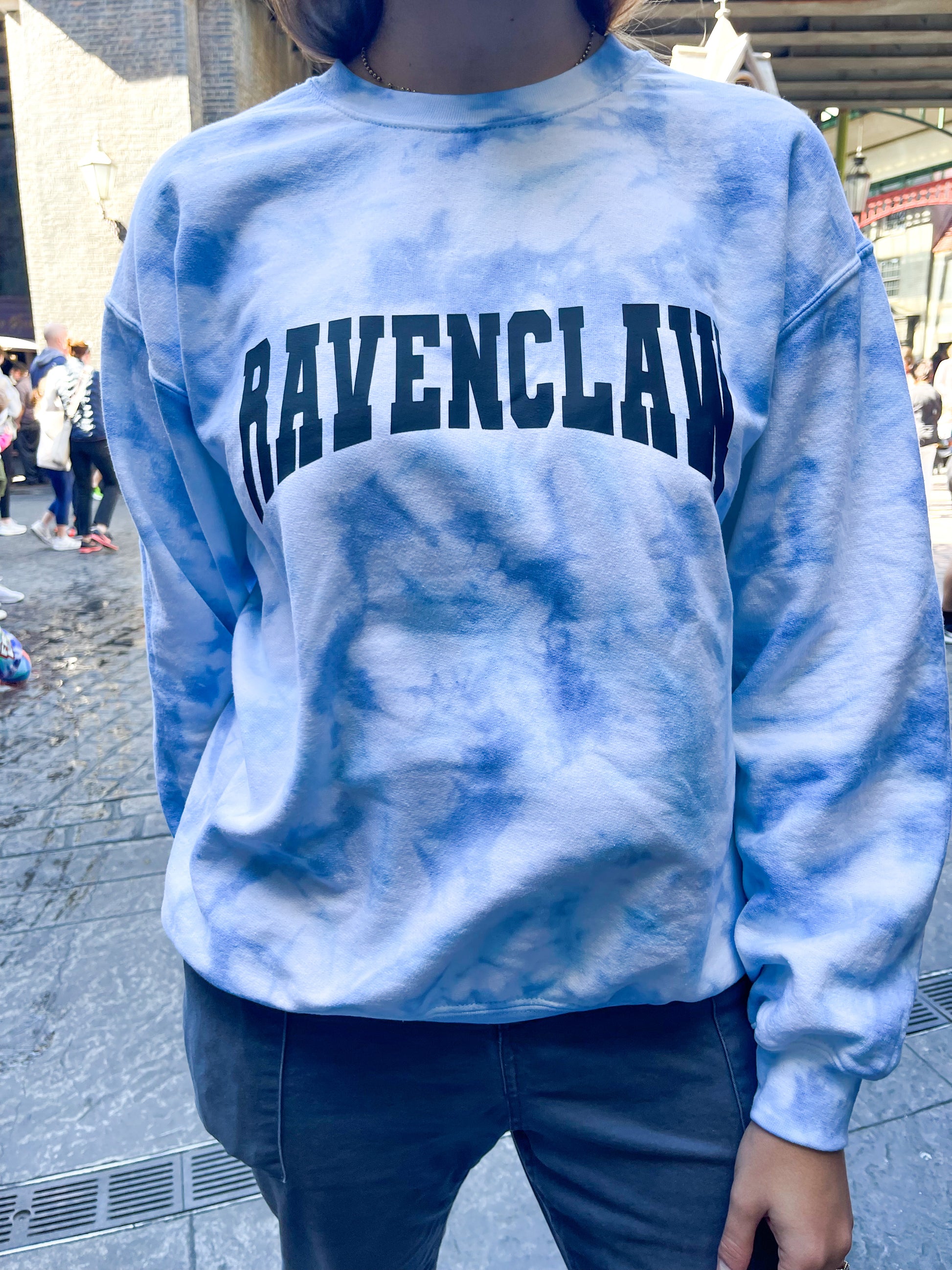 Hogwarts Houses Tie Dye Heavy Blend Crewneck Sweatshirt - The Bold Designer