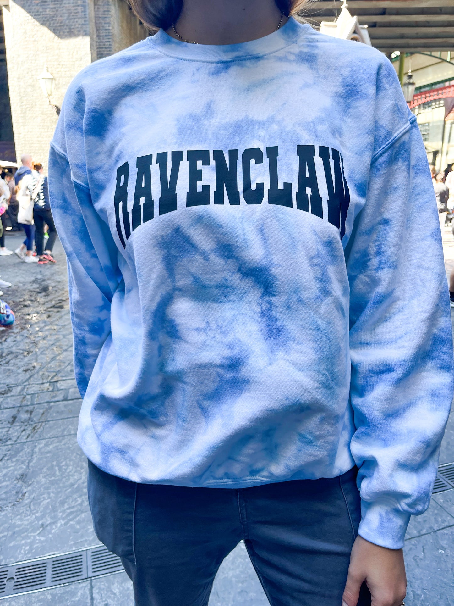 Hogwarts Houses Tie Dye Heavy Blend Crewneck Sweatshirt