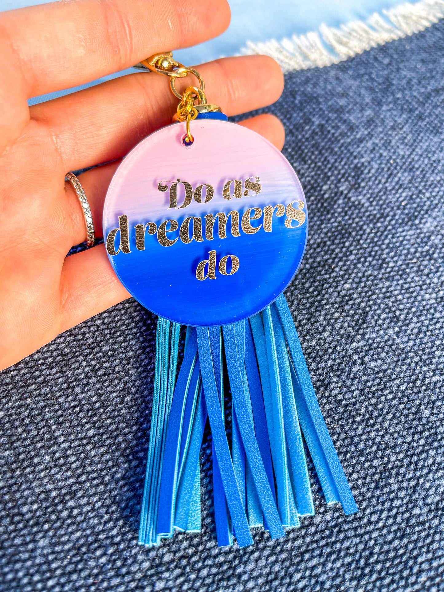 Do as Dreamers Do Keychain