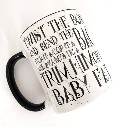 Twist the Bones and Bend the Back Hocus Pocus Mug 11oz - The Bold Designer