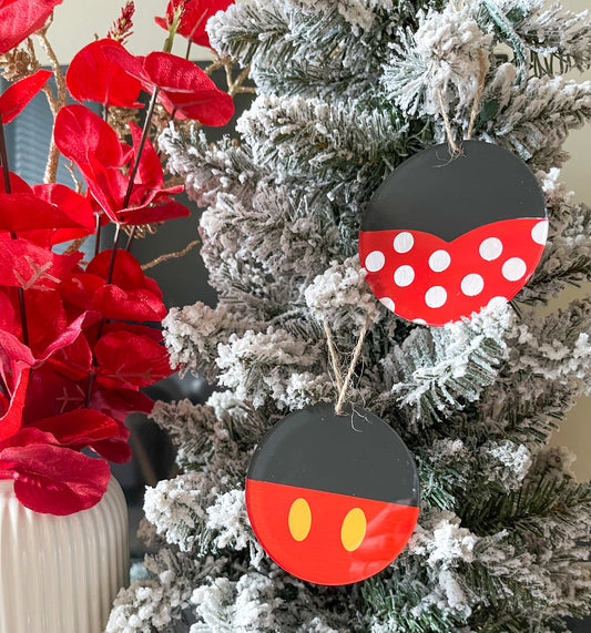 Magical Christmas Acrylic Hand Painted Ornament