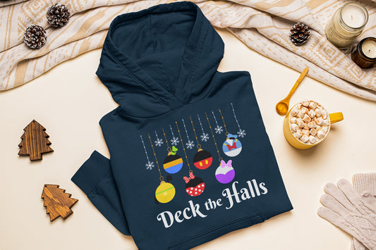 Deck The Halls Christmas Hoodie - The Bold Designer