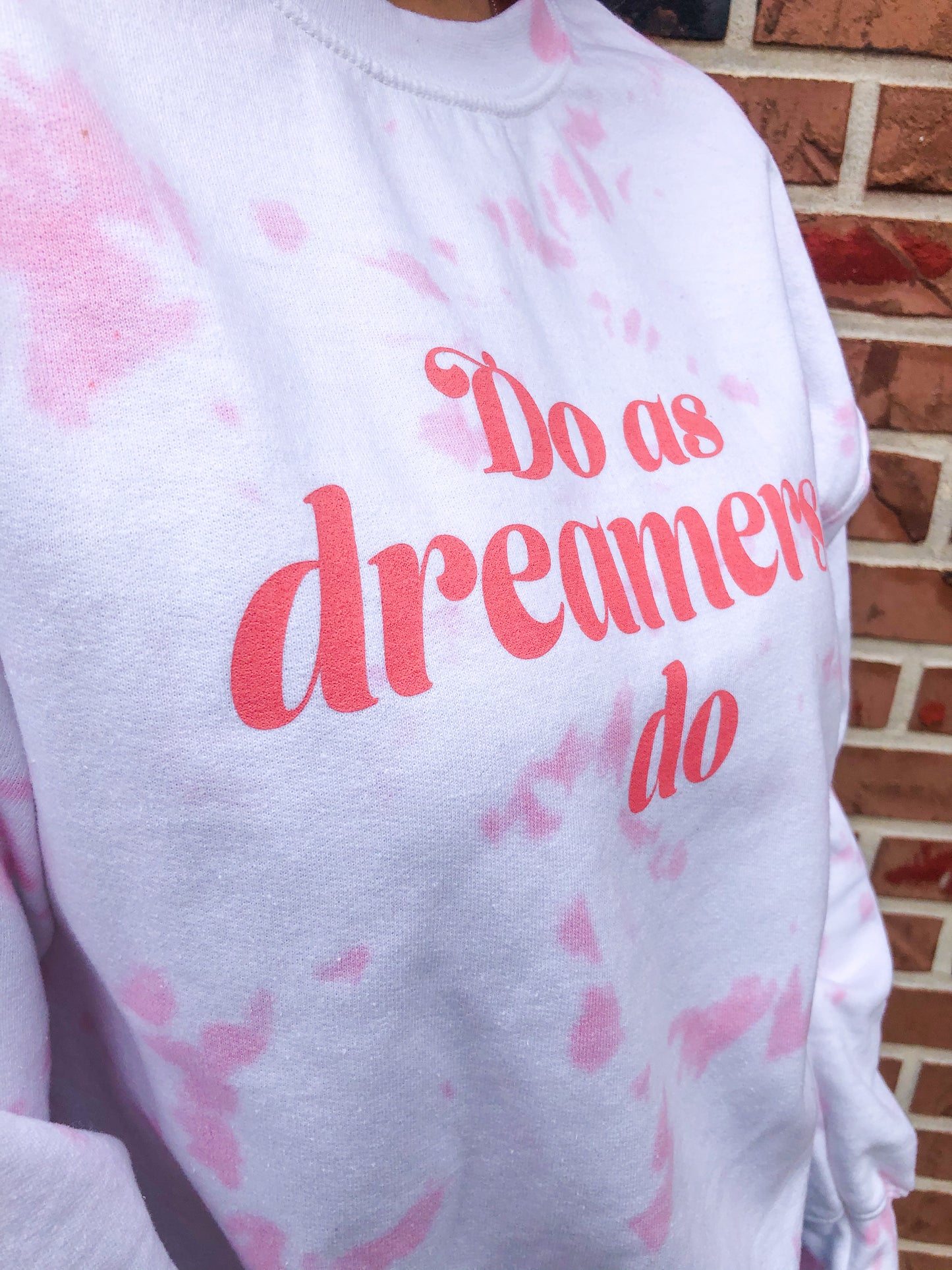 Do as Dreamers Do Tie Dye Heavy Blend Crewneck Sweatshirt