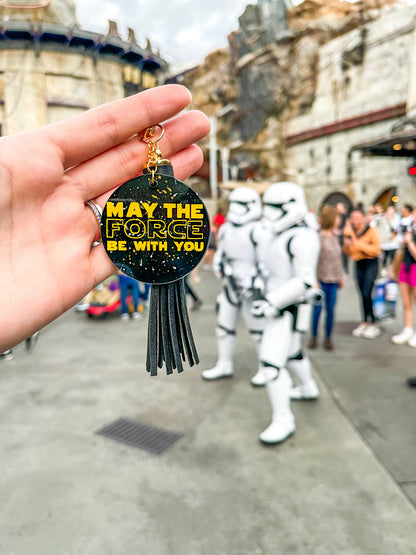 May The Force Be With You Keychain - The Bold Designer