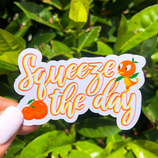 Squeeze the day Sticker - The Bold Designer