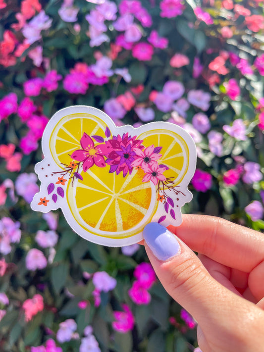 Lemonade Minnie Mouse Spring Sticker - The Bold Designer