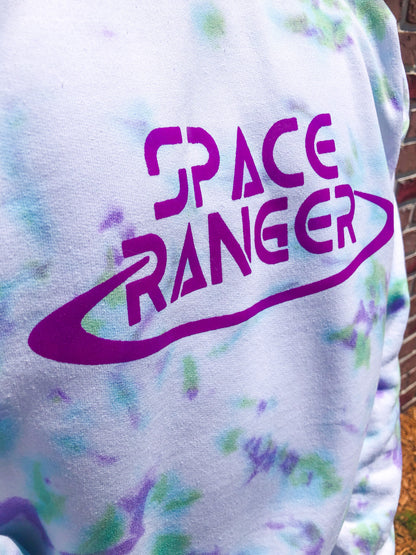 Space Ranger Buzz Lightyear Tie Dye Heavy Blend Crewneck Sweatshirt 