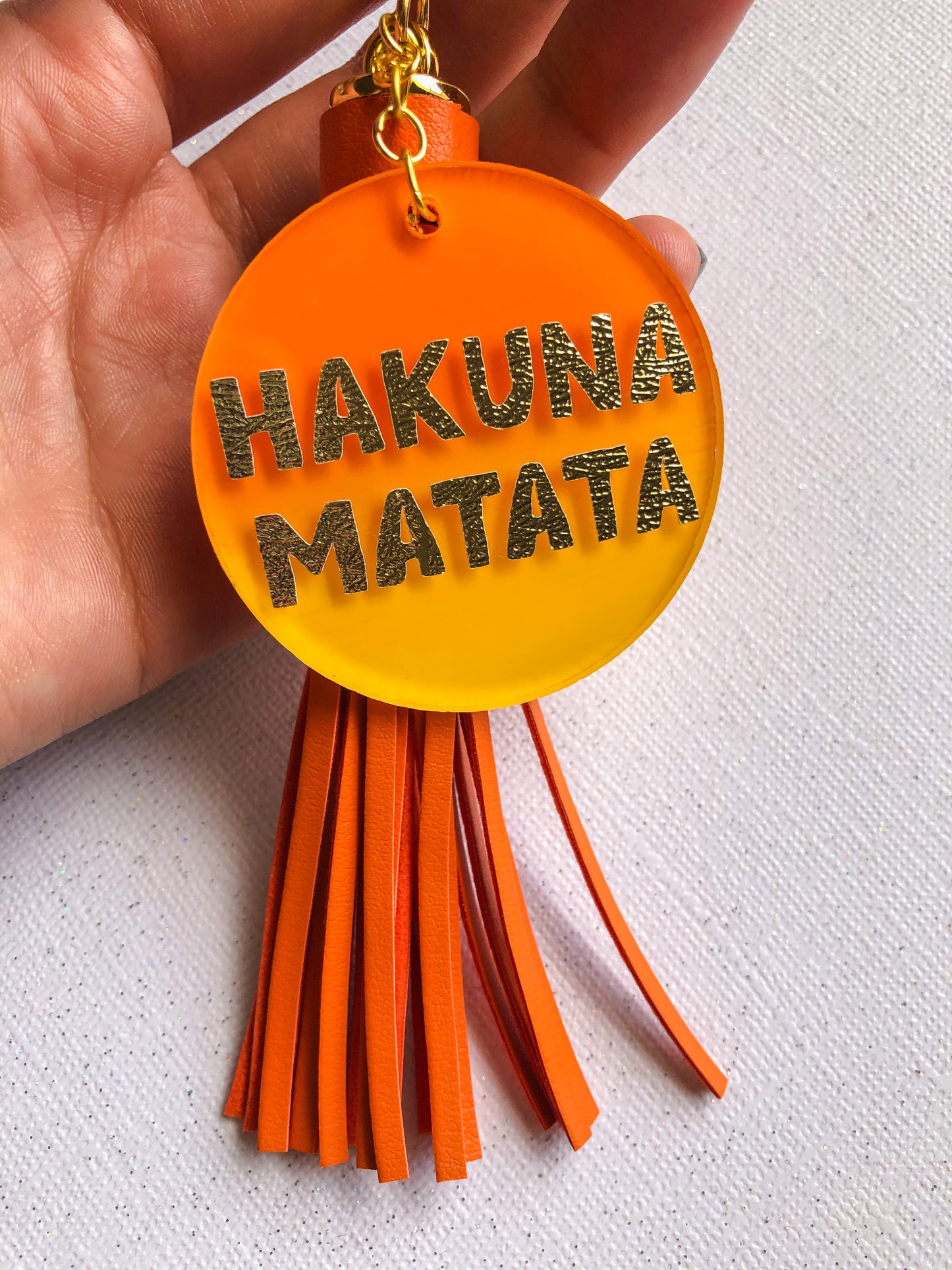 Hakuna Matata Inspired Acrylic Keychain