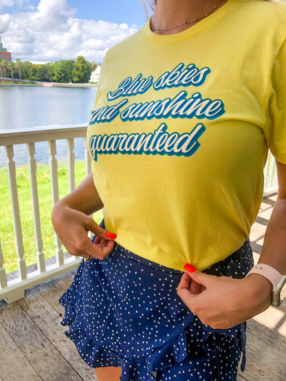 Blue skies and sunshine guaranteed Shirt - The Bold Designer