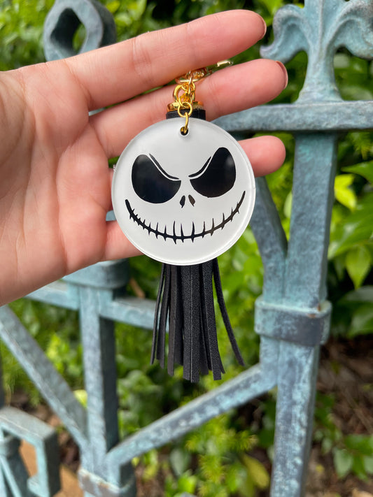 Jack Skellington Hand Painted Acrylic Keychain
