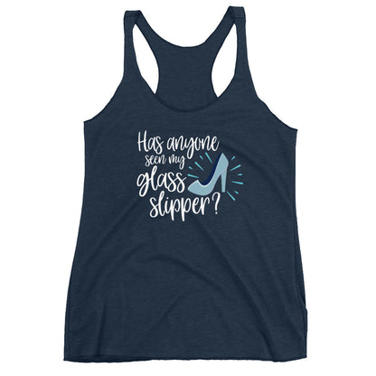 Has Anyone seen my glass slipper? Cinderella Women's Racerback Tank 